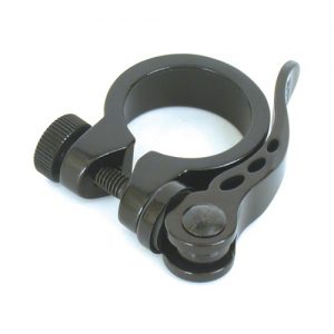 31.8mm Bike Seat Clamp with Quick Release - Black