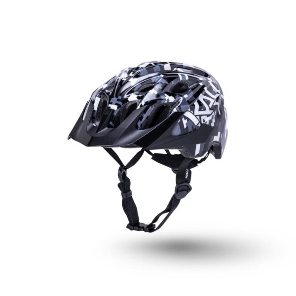 Kali Chakra Youth Helmet Pixel - Gloss Black Front
