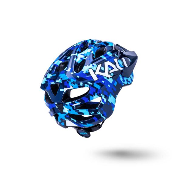 Kali Chakra Youth Helmet Pixel - Gloss Blue Rear