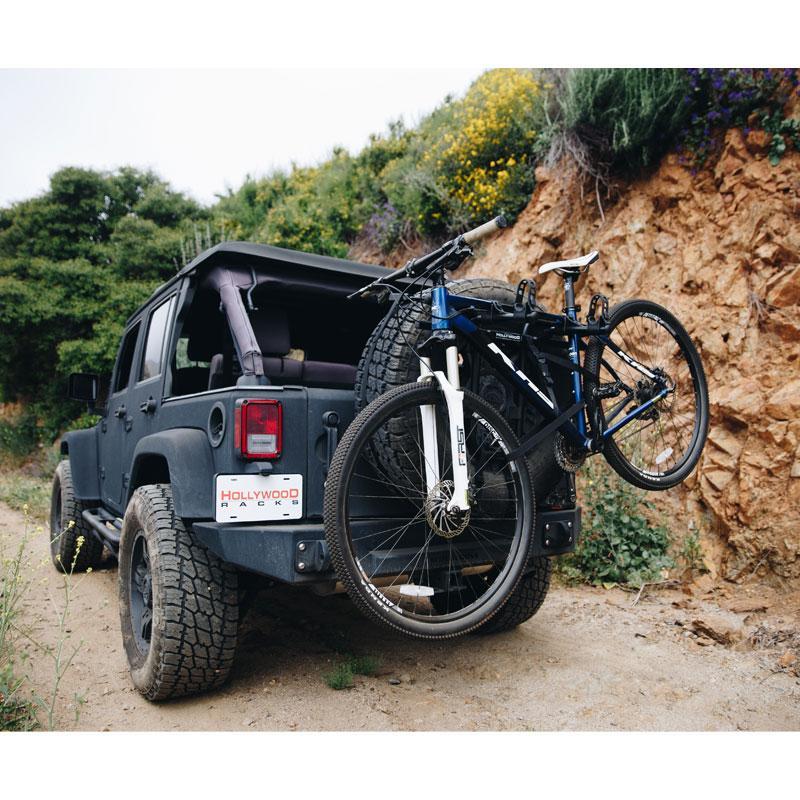 Hollywood SR1 Spare Tyre Rack (Jeep adapter included) - Lawrencia Cycles