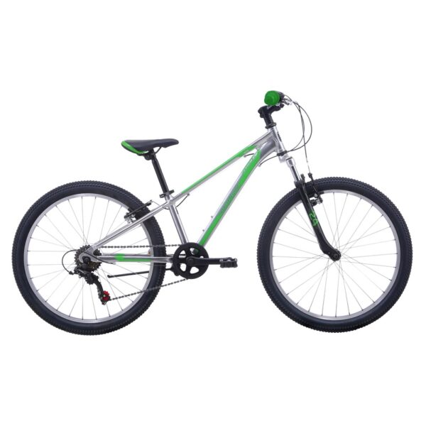 Malvern Star Attitude 24 Kids' Bike | Silver/Green 2022
