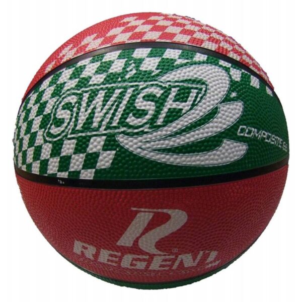 Regent Swish Basketball - Size 6 - Green/Red