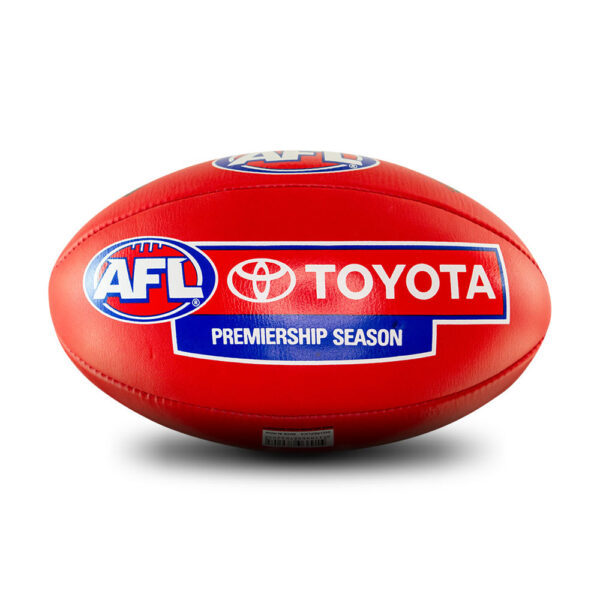 Sherrin AFL Replica Red Leather Training Football