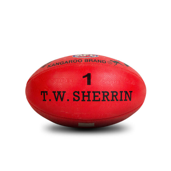 Sherrin KB All Surface Red Football - Size 1 Rear