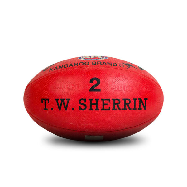 Sherrin KB All Surface Red Football - Size 2 Rear