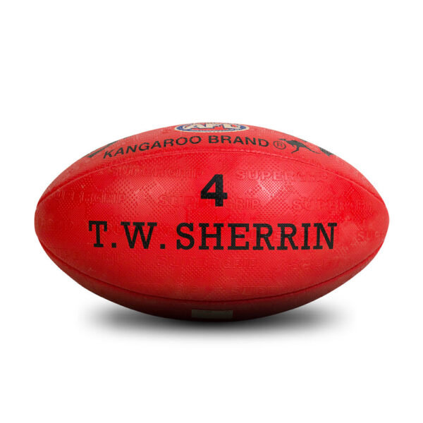 Sherrin KB All Surface Red Football - Size 4 Rear