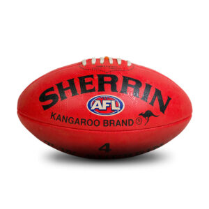 Sherrin KB All Surface Red Football - Size 4 Hero