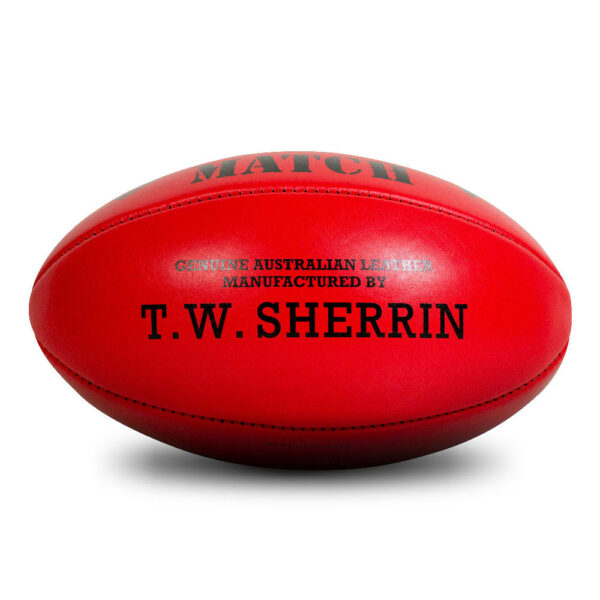 Sherrin Red Match Game Football - Size 4 Rear