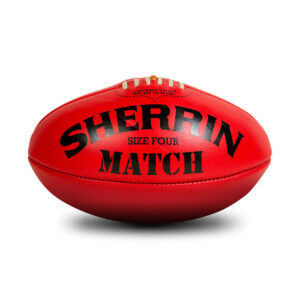 Sherrin Red Match Game Football - Size 4 Hero