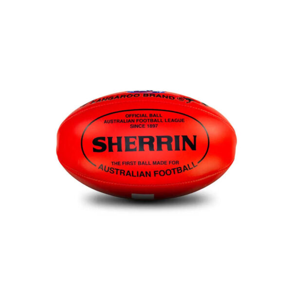 Sherrin Super Soft Touch Red Football - Mini Rear