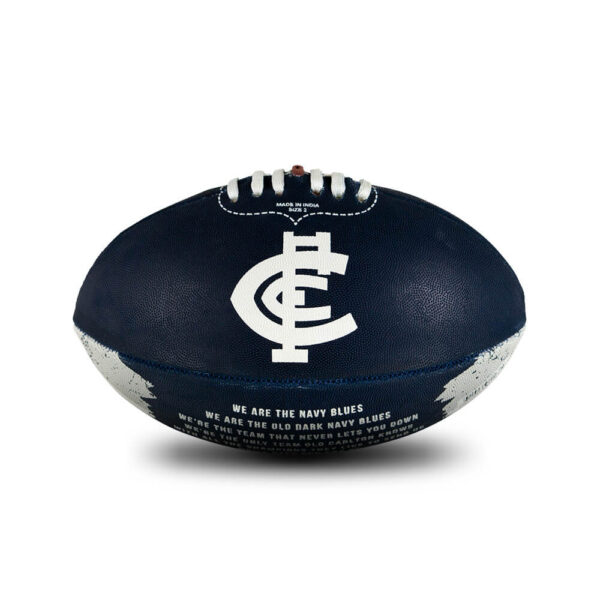 Sherrin AFL Song Football - Carlton Logo