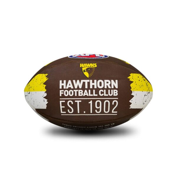 Sherrin AFL Song Football - Hawthorn Est