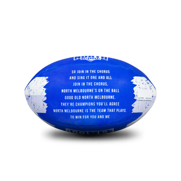 Sherrin AFL Song Football - North Melbourne Song