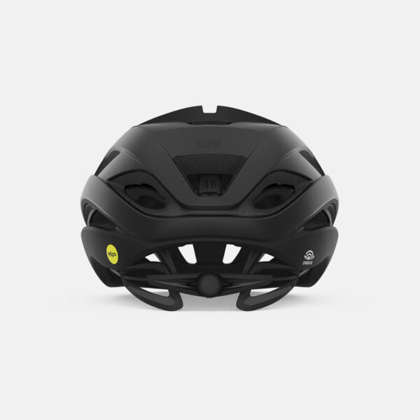 Giro Eclipse Spherical Aero Helmet | Matte Black/Gloss Black Rear