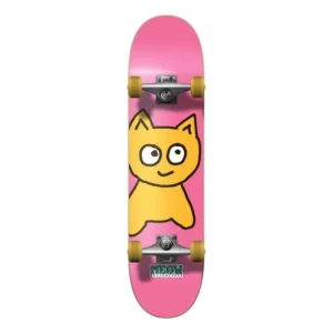 Meow Big Cat Complete Skateboard | 7.75" Pink