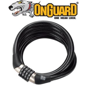 OnGuard OG Series 5817 Coil Cable Combo Lock - 150cm x 8mm