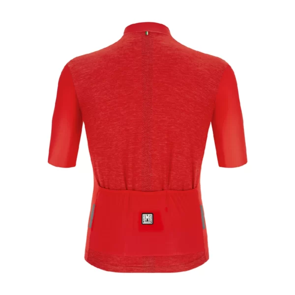 Santini Colore Puro Mens Jersey | Red