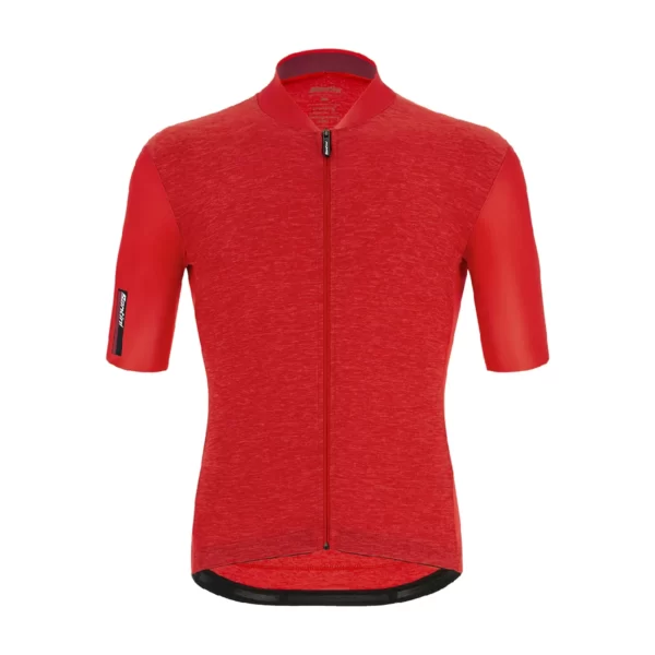 Santini Colore Puro Mens Jersey | Red