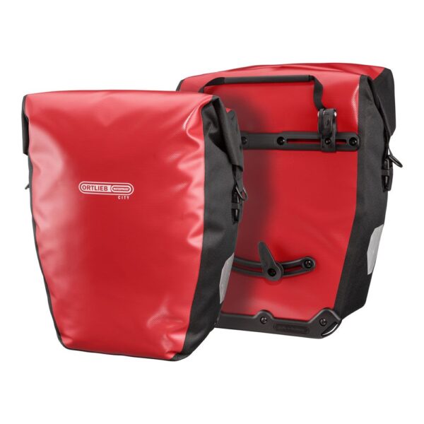 Ortlieb Back-Roller City Pannier Bag Set | Red Black