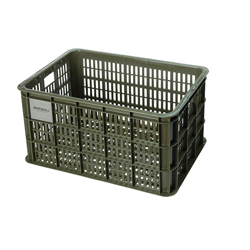 Basil Bicycle Crate L | 40L Green