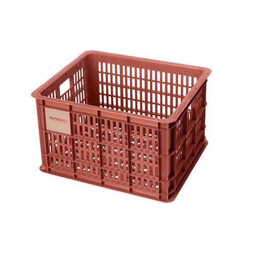 Basil Bicycle Crate M | 29.5L Red
