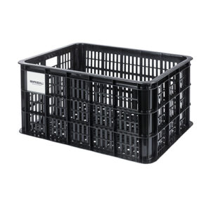 Basil Bicycle Crate L | 40L Black
