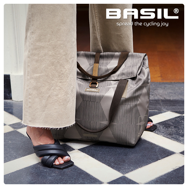 Basil Elegance Pannier Bag | 20-26L Chateau Taupe
