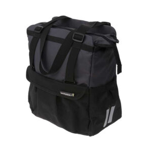 Basil Shopper XL Pannier Bag | 20L Black