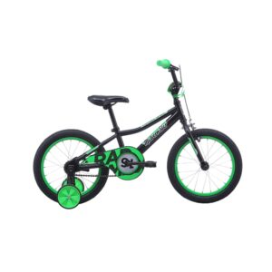 Malvern Star Radmax 16 Kids Bike | Black/Green 2022